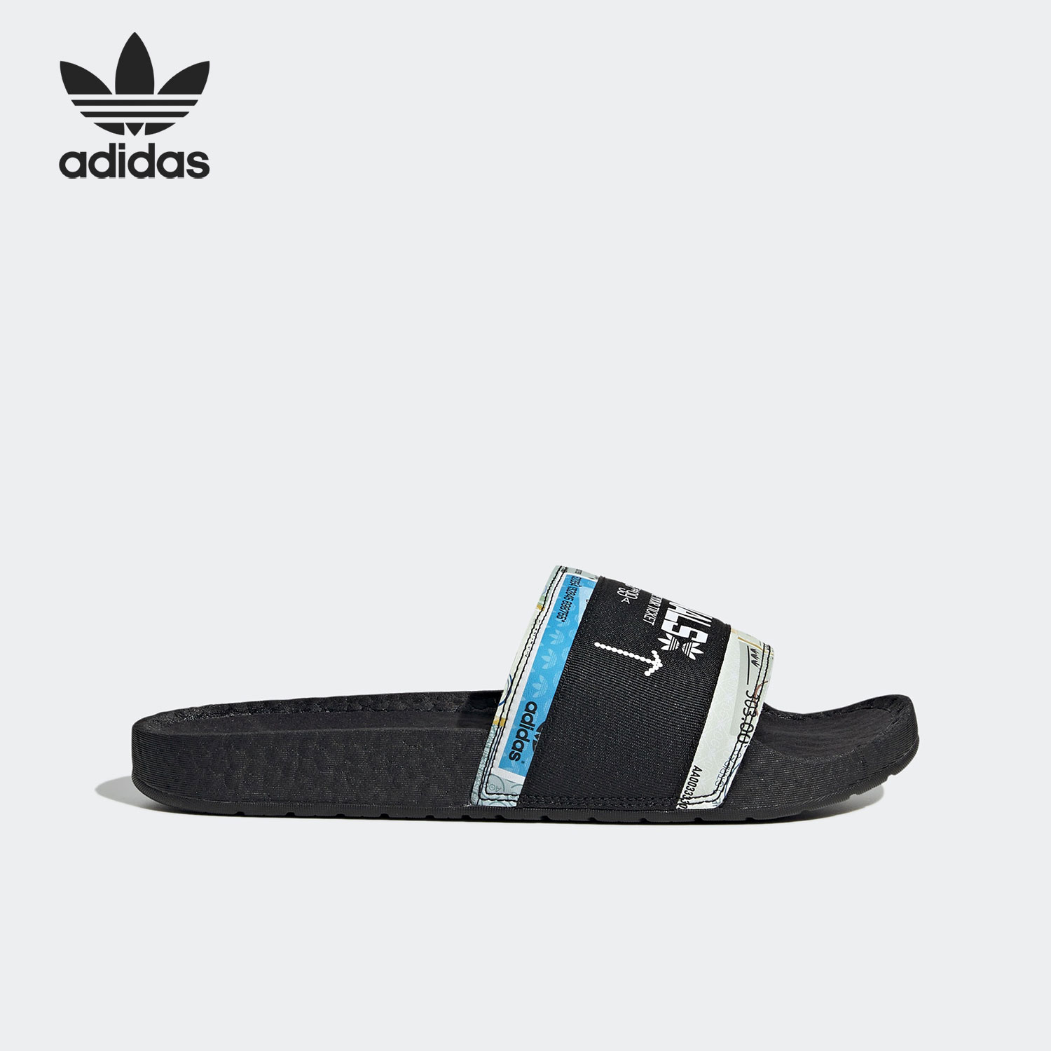 Adidas/阿迪达斯三叶草男女拖鞋