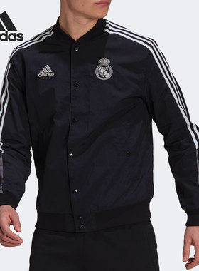 Adidas/阿迪达斯正品男子舒适梭织休闲运动夹克外套 GU6958