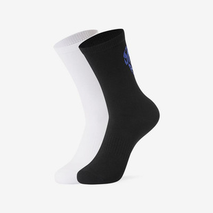 Skechers/斯凯奇新款男女同款中筒休闲运动袜混合两双装
