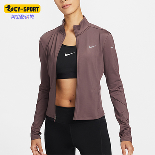 运动跑步外套IB1999 2025女士耐穿立领印花修身 502 耐克正品 Nike