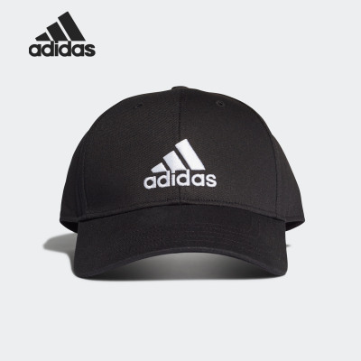 Adidas/阿迪达斯正品BBALL CAP COT男女通用黑色运动帽 FK0891