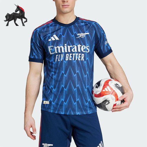 Adidas/阿迪达斯正品ARSENAL 25/26男士运动修身比赛短袖JI9510