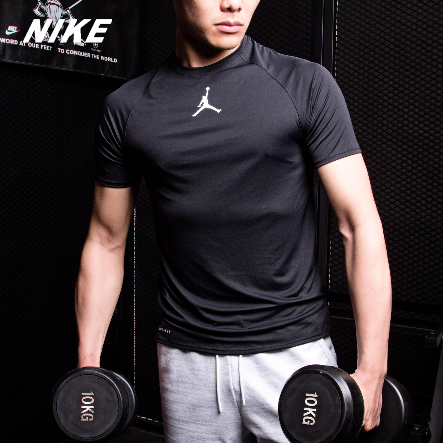 Nike/耐克正品JORDAN系列新款男子吸汗运动休闲短袖T恤 892257