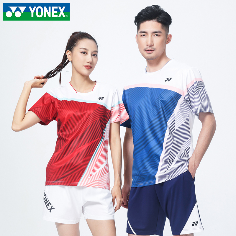 2022新款YONEX羽毛球服短袖