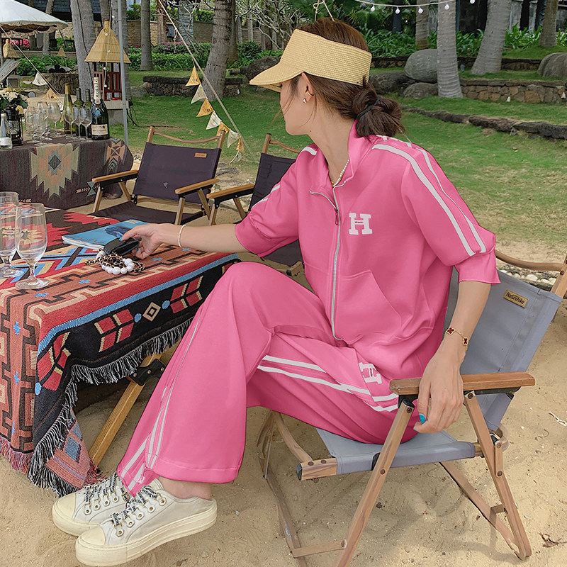 22年夏季休闲运动套装223C22P115K168，女装套装/套裙，浙宝267