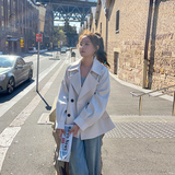 2024年春季新款短款风衣女267K06P130控188，女装风衣，浙宝267