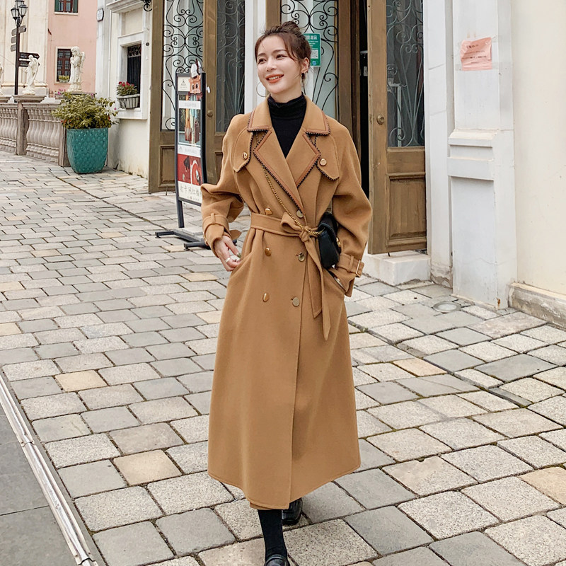 大货2022年冬季新款呢子大衣223-A809P185控价258,女装毛呢外套,浙宝267