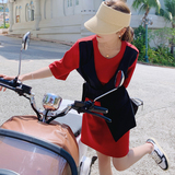 2022年夏季新款假两件连衣裙223C18P100控价148，女装连衣裙，浙宝267