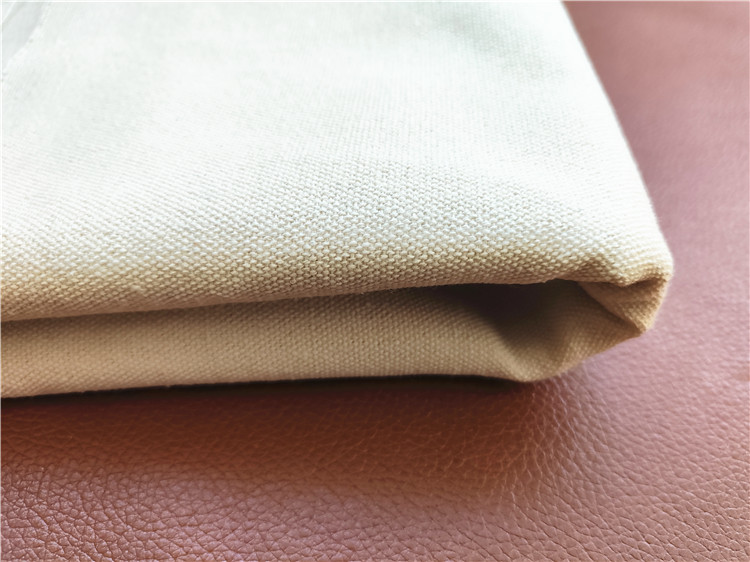 涤棉12安白帆布布料加厚灰白色手工diy包包沙发桌布椅套工业帆布