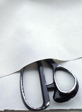 370g白坯布白布涤卡迪卡全涤纶细帆布布料白色热转印底布厚化纤布