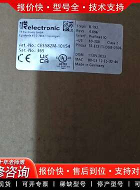 可维修帝尔编码CES582M-10154议价议价