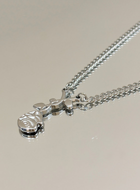 【jossgawin】黄金血慕Ter噬血欲情同款玫瑰钛钢项链不掉色