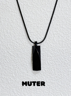 日版爱在空气中岚士同款云南奖马黑色项链