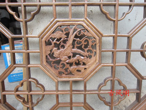 雕式实中古艺窗件工木海挂角八门木花棠窗仿品