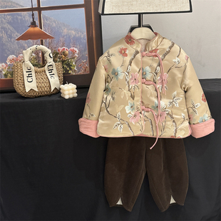 【清平调】女童唐装汉服冬季儿童新中式国风拜年服宝宝新年衣服