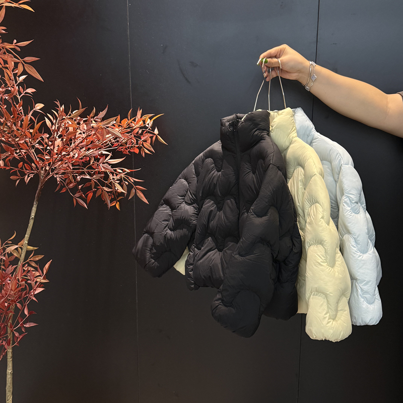 leomama女童羽绒服秋冬装中大童90白鸭绒保暖上衣儿童装加厚外套
