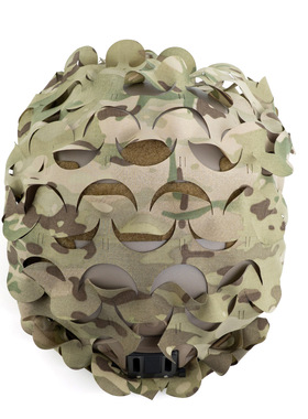 Tcmaoyi战术拖把头迷彩伪装网ARS&BCS伪装盔罩盔套高切头盔隐藏帽