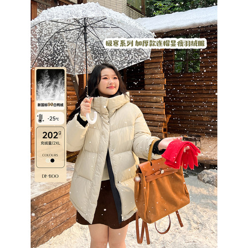 三防羽绒服连帽挡风超厚外套