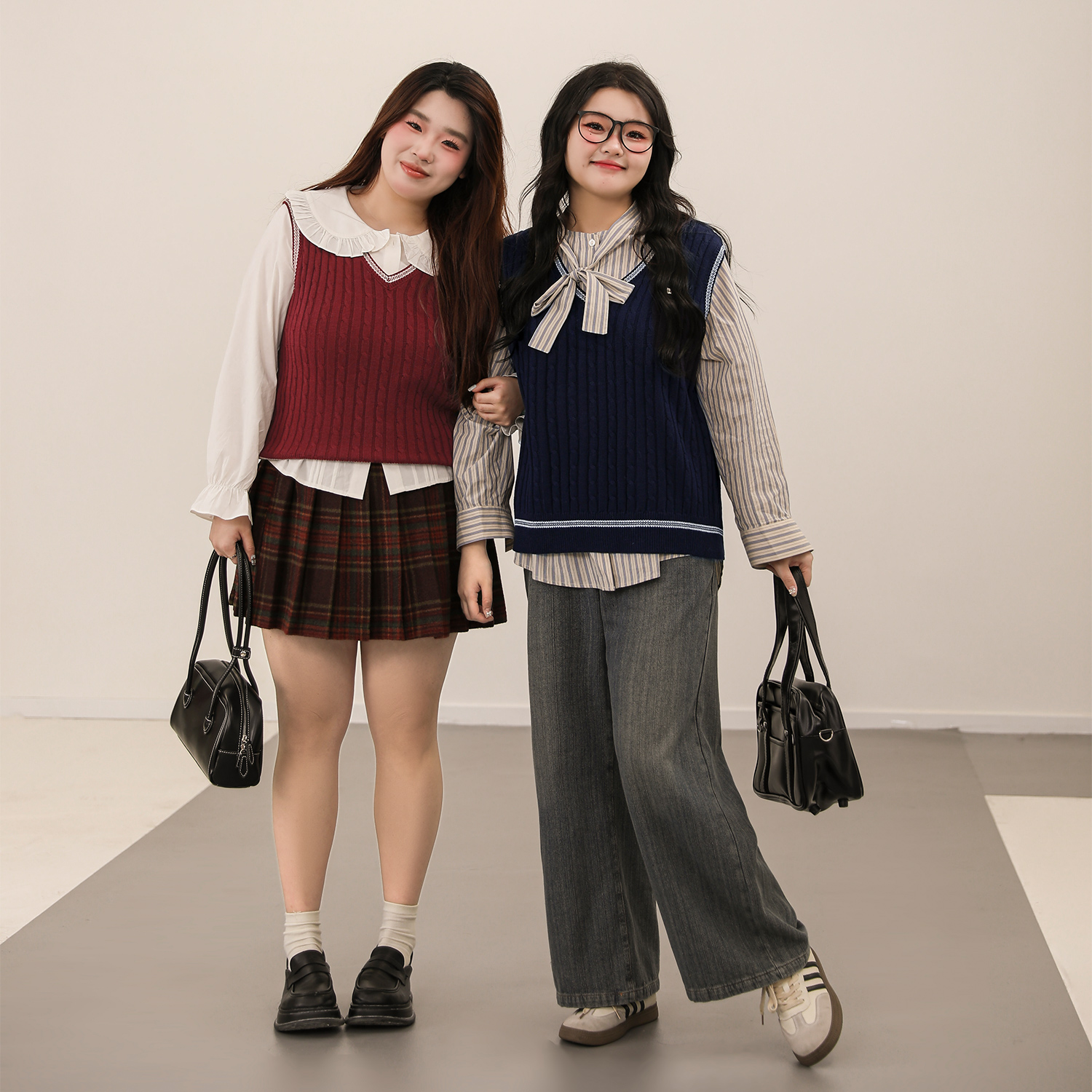 DM100V领学院针织马夹