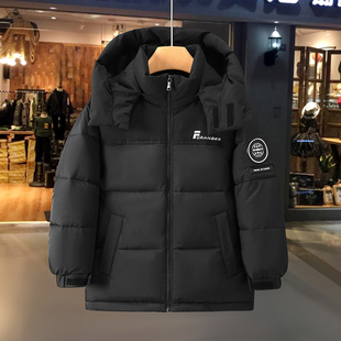 儿童羽绒服2025新款男女同款中长款中大童冬装保暖加厚童装外套