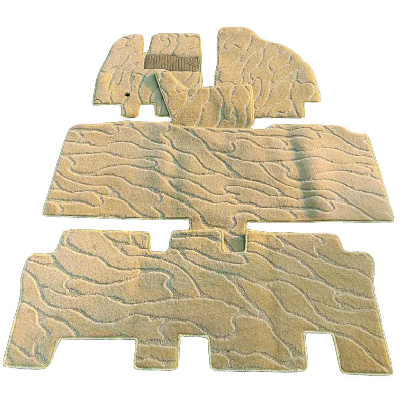 丰田大霸王普瑞维亚专用脚垫地毯式单层平面绒毛毯绒面车垫子