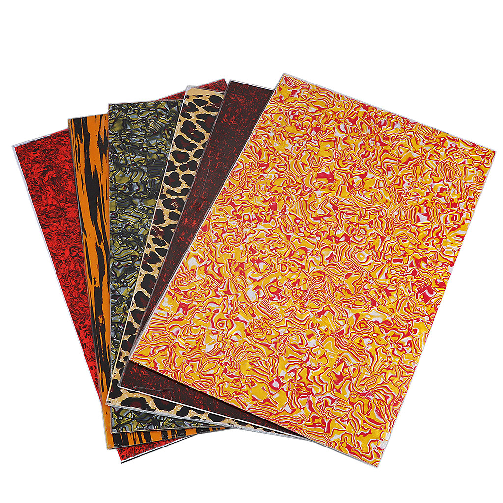 AInicov电吉他电贝司护板毛材料DIY面板后盖空白版纯色三层单层