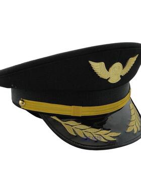 精品包邮国航大盖帽 海南航空 空少 空哥帽 机长 保安帽 大盖帽子