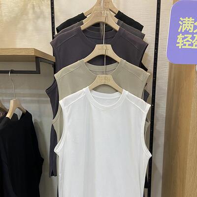 清仓她炽2527汗无痕夏新男士圆领无袖棉运动休闲背心百搭打底上衣