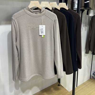 秋冬高领保暖加厚女时尚百搭长袖