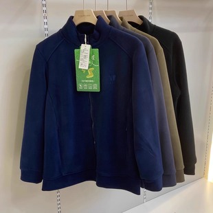 清仓2025冬她炽绒磨磨2582-1立领保暖加厚绒衫男夹克外套防风上衣