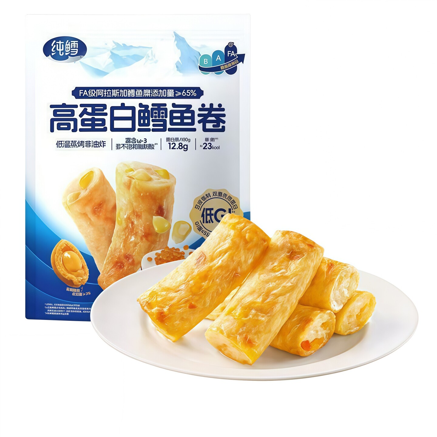 山姆代购纯鳕高蛋白即食鳕鱼卷
