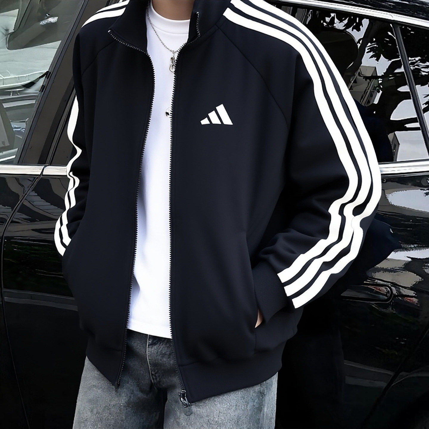 阿迪达斯棒球服男秋季新