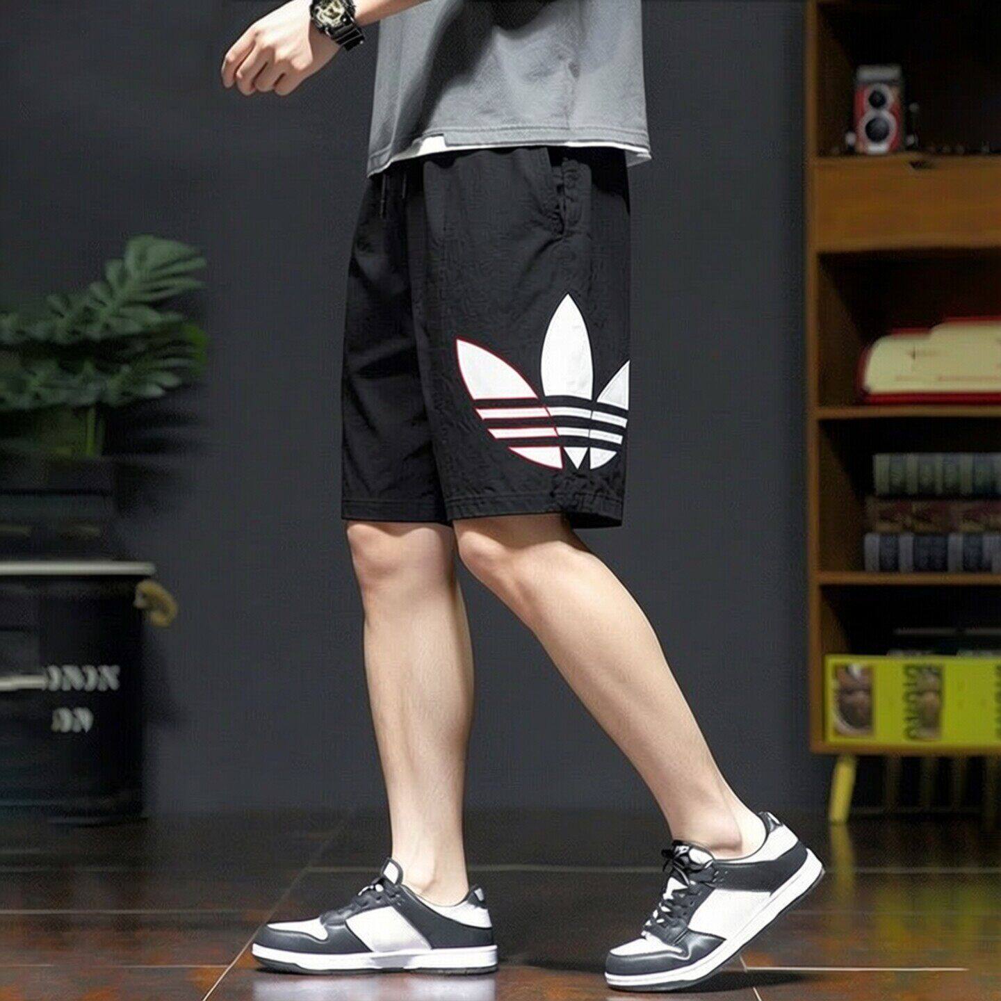 阿迪达斯速干短裤男夏季