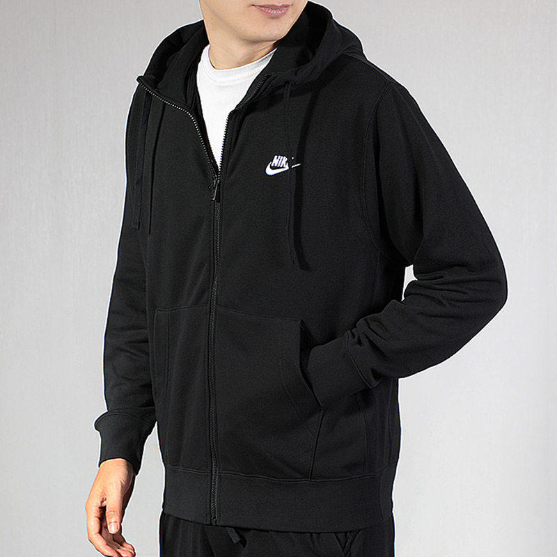 NIKE耐克外套男春秋季新款男士连帽大码运动服卫衣保暖夹克BV2649