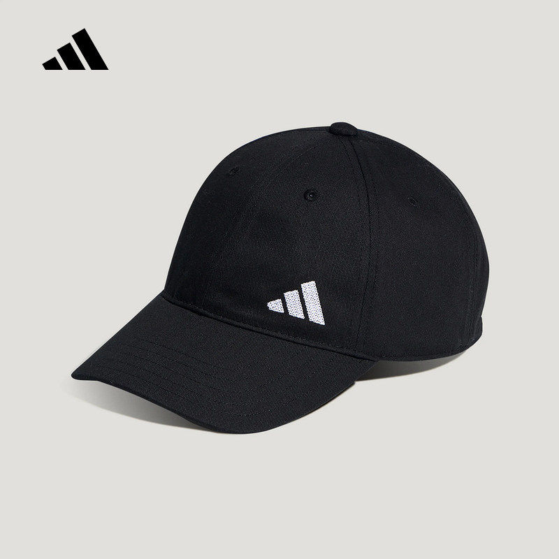 adidas阿迪达斯2026夏中性帽子休闲鸭舌帽遮阳棒球帽运动帽KT6077