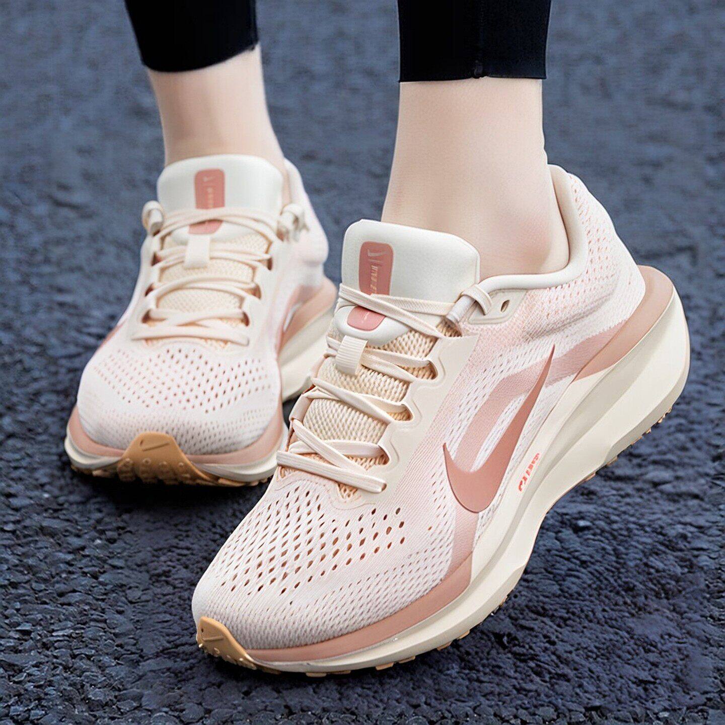 Nike耐克鞋子2026年新款粉色运动鞋AIR缓震跑步鞋厚底女鞋网面鞋
