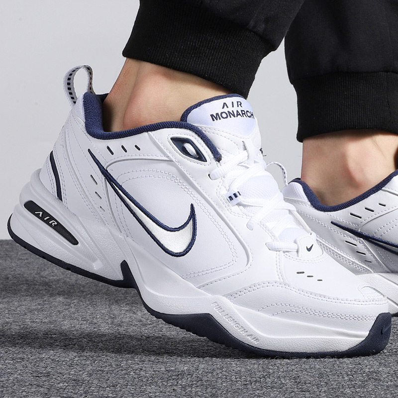 NIKE耐克男鞋2022秋季新款老爹鞋运动鞋羽毛球鞋白色跑步鞋DJ1196