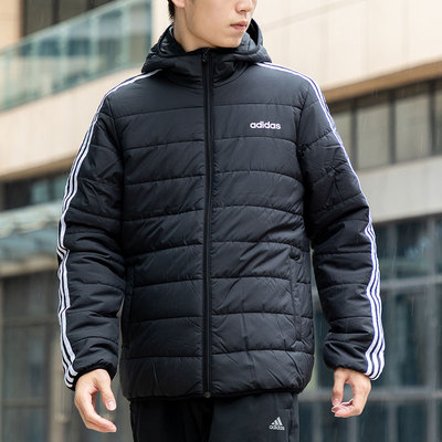 adidas阿迪达斯棉服男装2024秋季新款夹克宽松防风保暖外套H14197