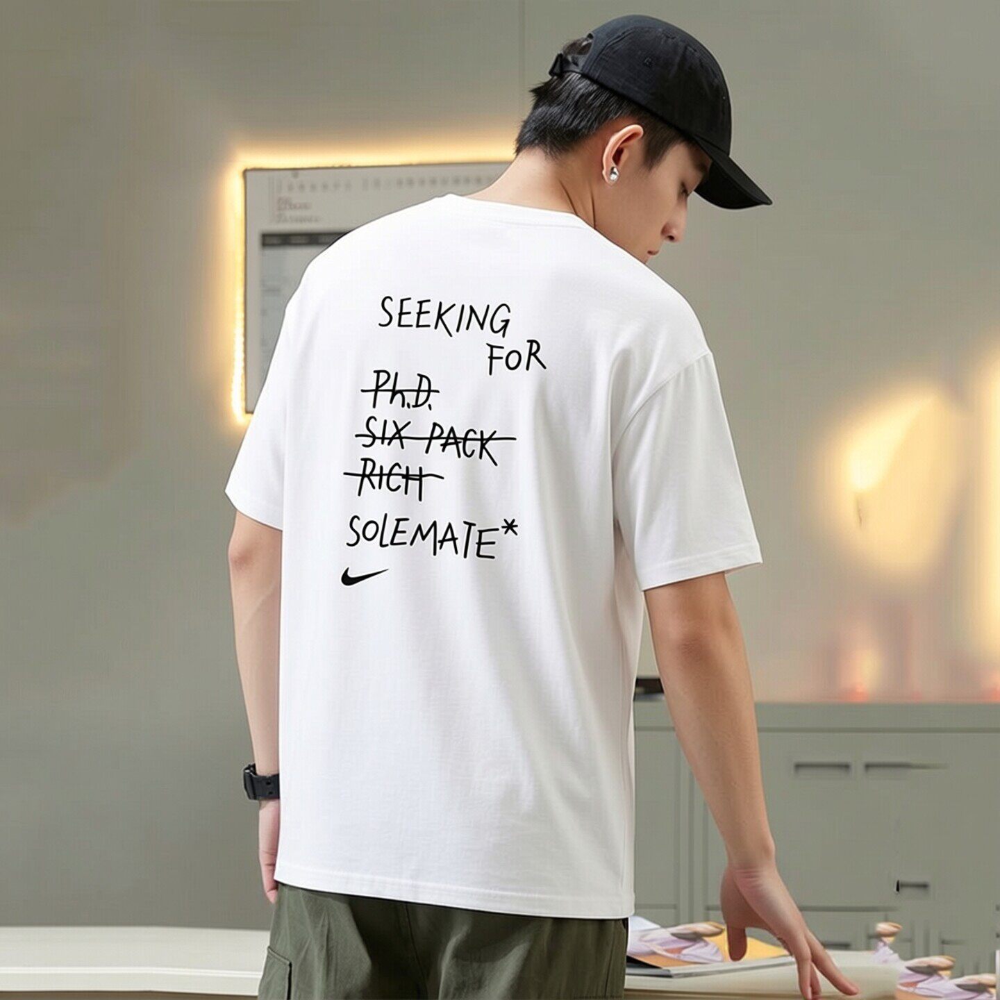 白短袖Nike耐克T恤男士20