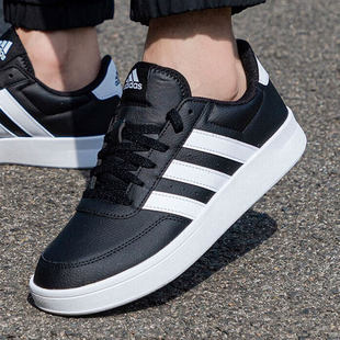 阿迪达斯板鞋男鞋秋季新款复古休闲鞋篮球黑色鞋子正品男款运动鞋