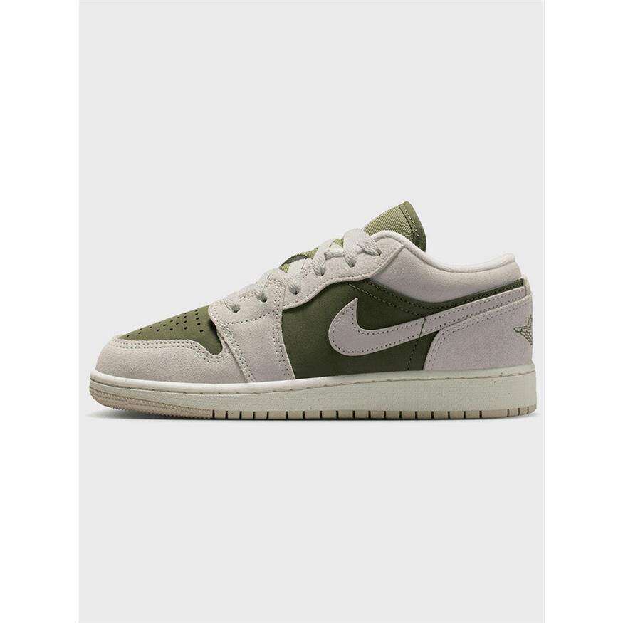 Jordan耐克大童鞋女AJ1灰