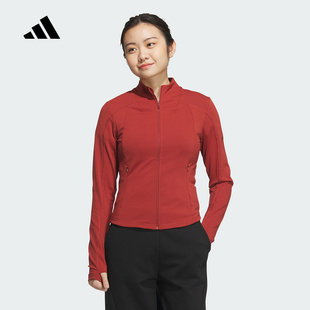 adidas阿迪达斯睿族工壳正品春女拉链全开襟罩衫针织夹克 JM8867