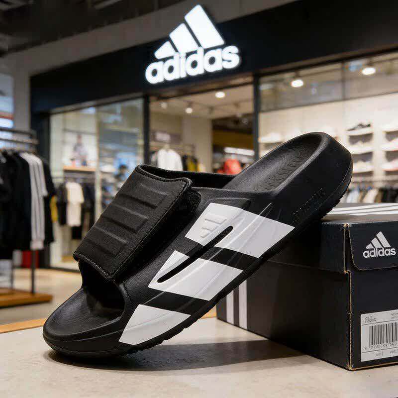 Adidas男鞋夏季款黑白拼
