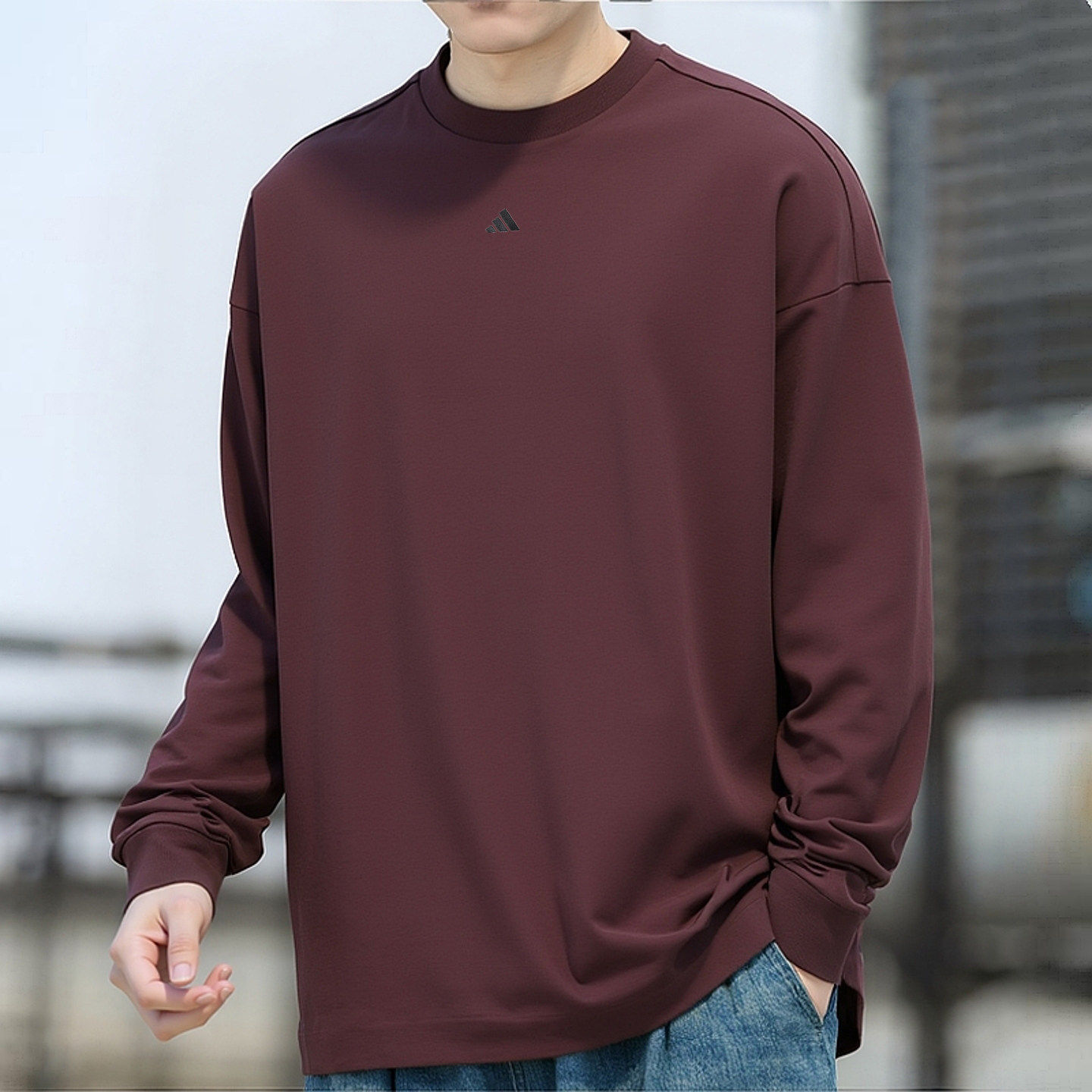 阿迪达斯卫衣男装新款户