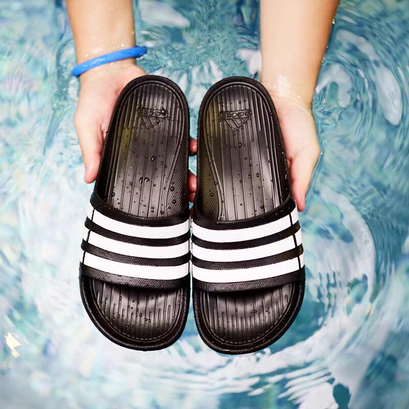 阿迪达斯拖鞋男女鞋夏季款轻便防滑一字凉拖鞋浴室沙滩鞋G15890