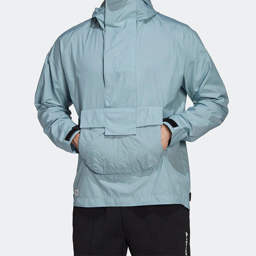Adidas/阿迪达斯正品夏季休闲透气连帽男子运动夹克 HA7691