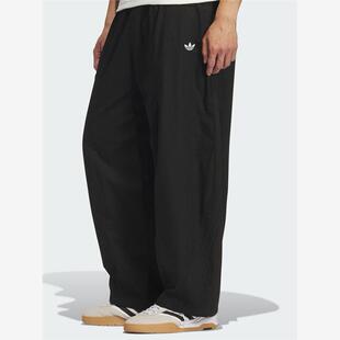 adidas阿迪达斯秋季新款三叶草男子运动休闲宽松梭织长裤 KH1177