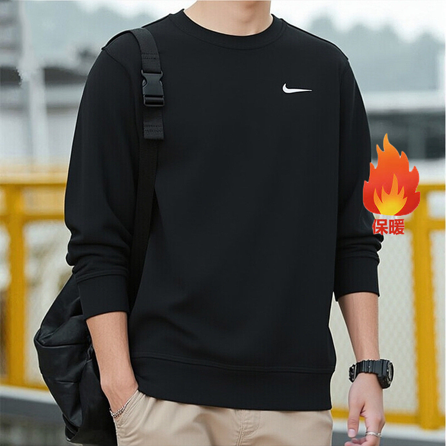 Nike耐克卫衣外套男士新