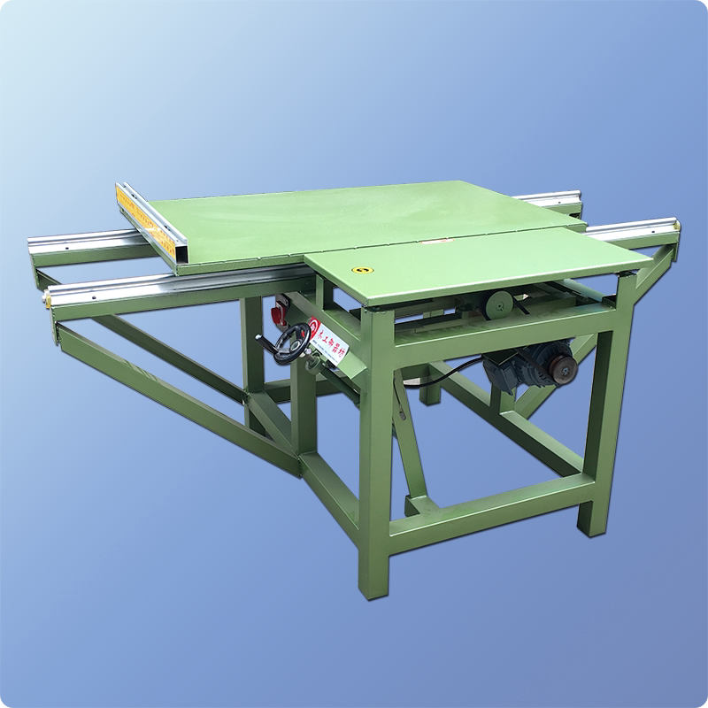 木工推台锯家用工地工厂精密圆轨台锯裁板锯简易小型开板截断料锯