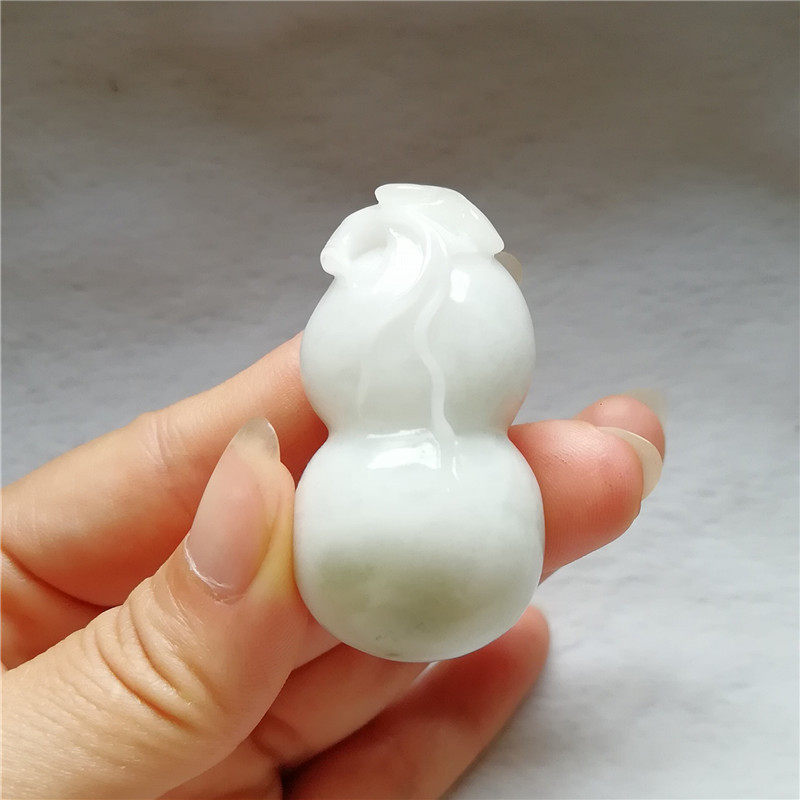正品天然玉石南阳玉挂坠独山玉吊坠葫芦挂件福禄寿男女独玉佩送证